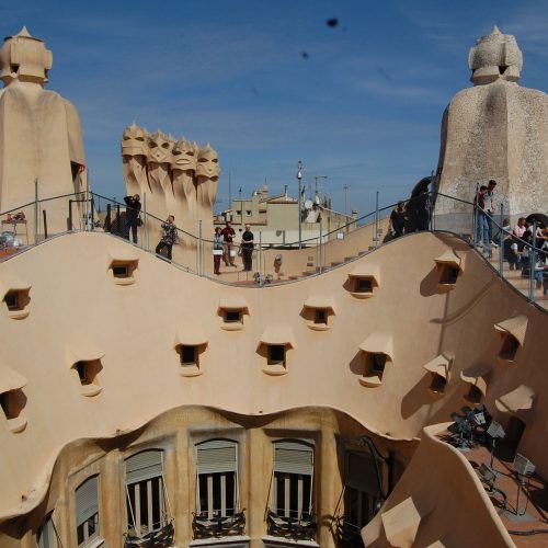 La pedrera rooftop